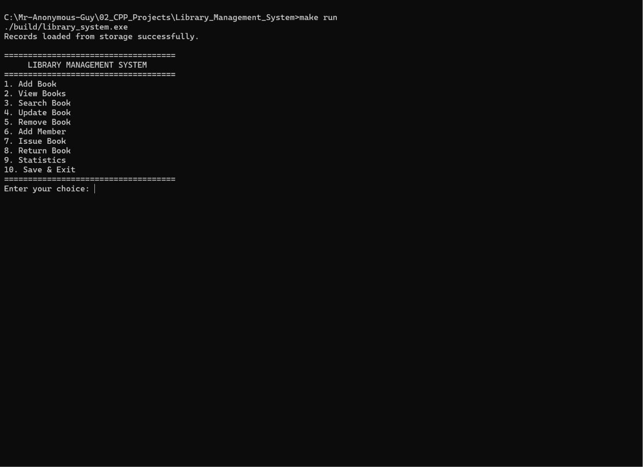 Library Management System
